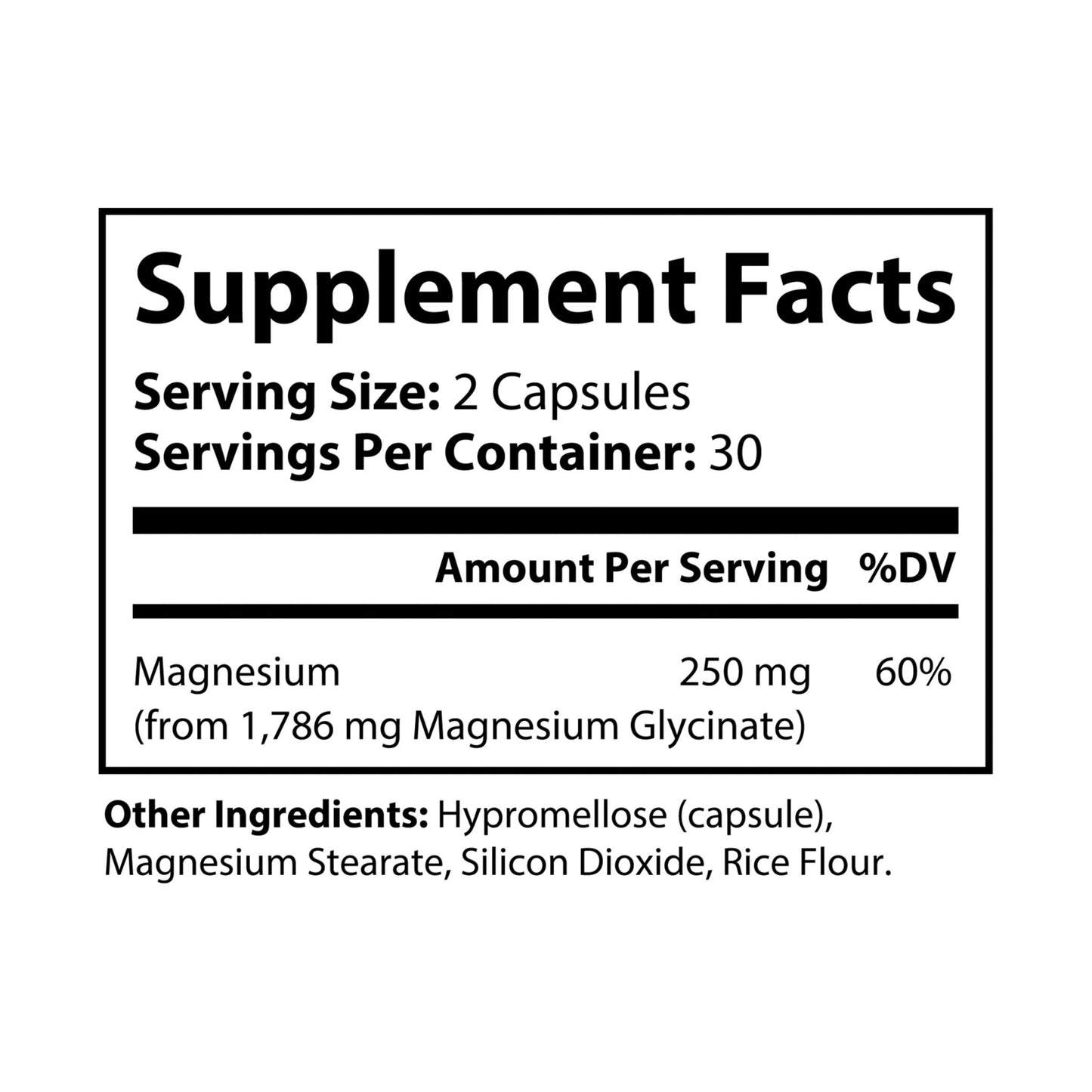 Magnesium Glycinate Capsules
