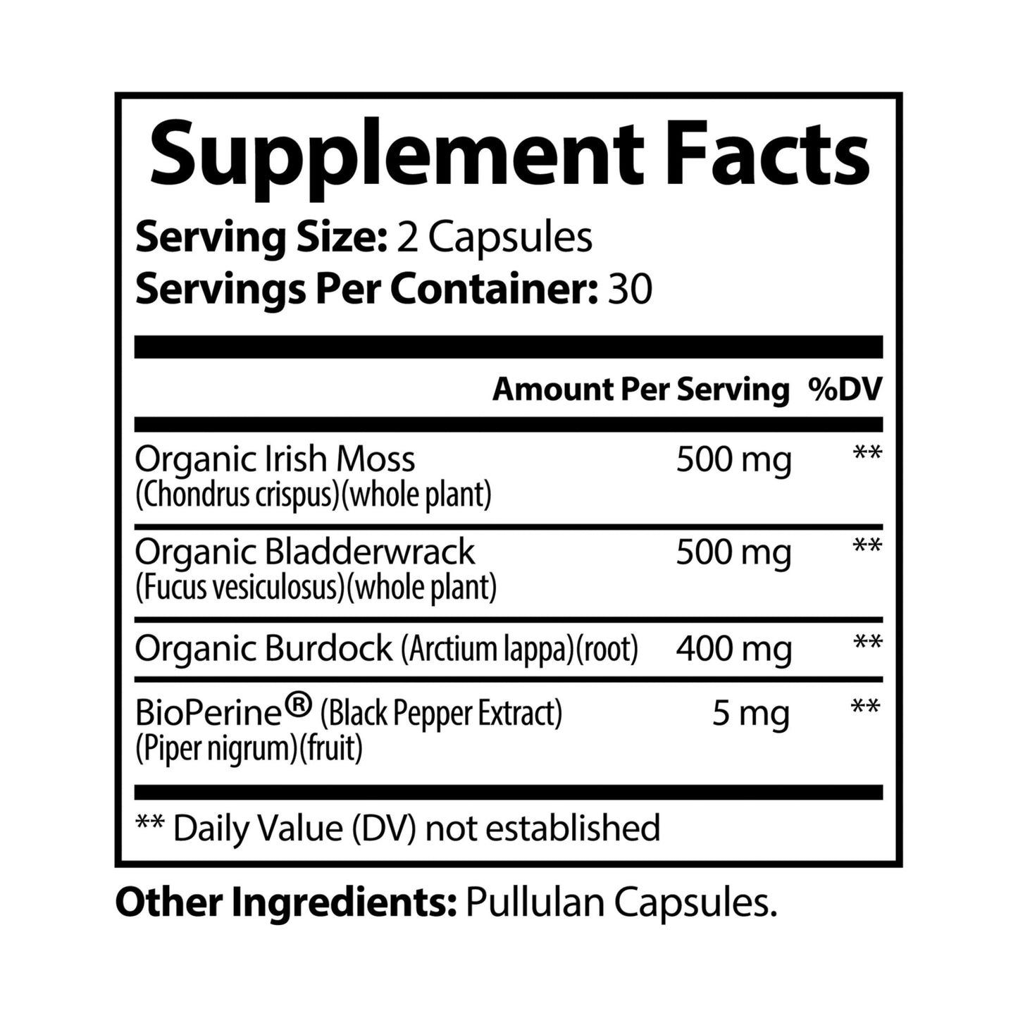 Sea Moss Capsules