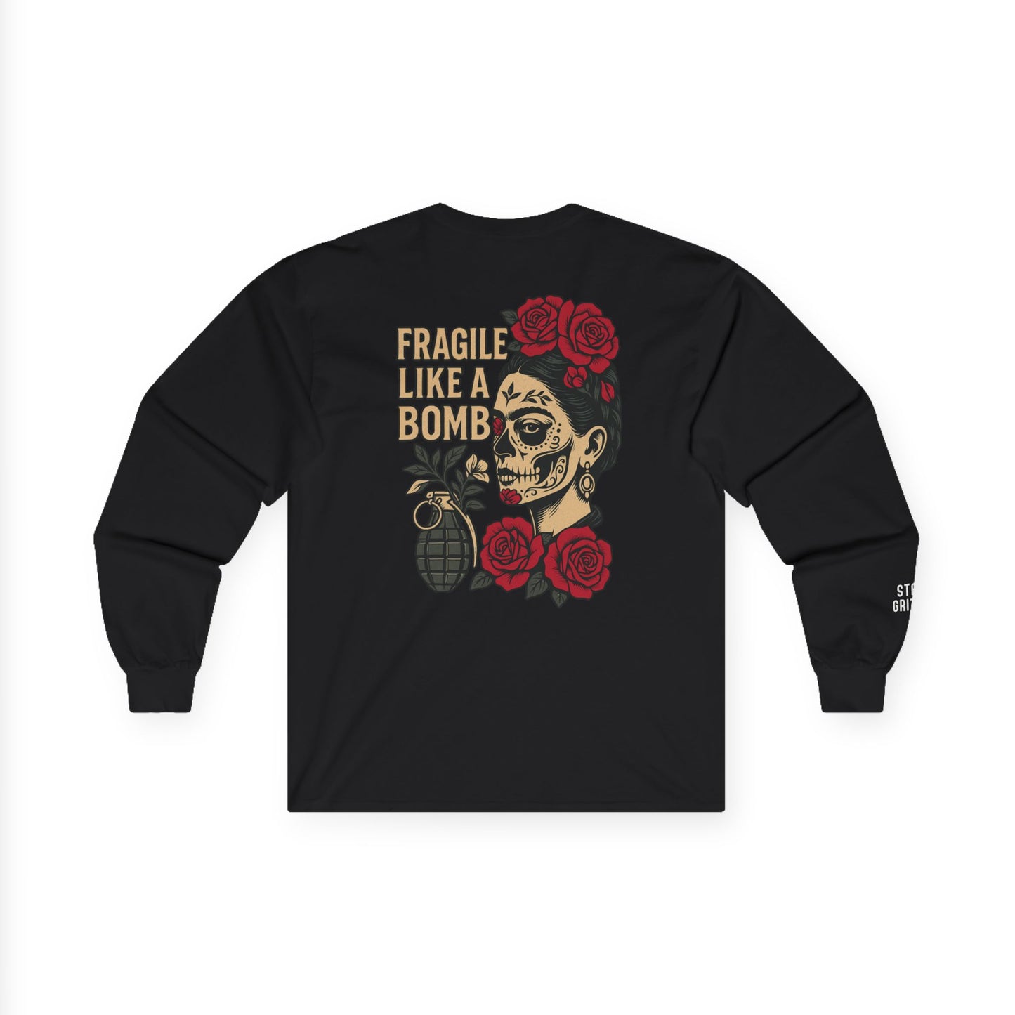 Frida - Fragile Like a Bomb Long Sleeve Tee