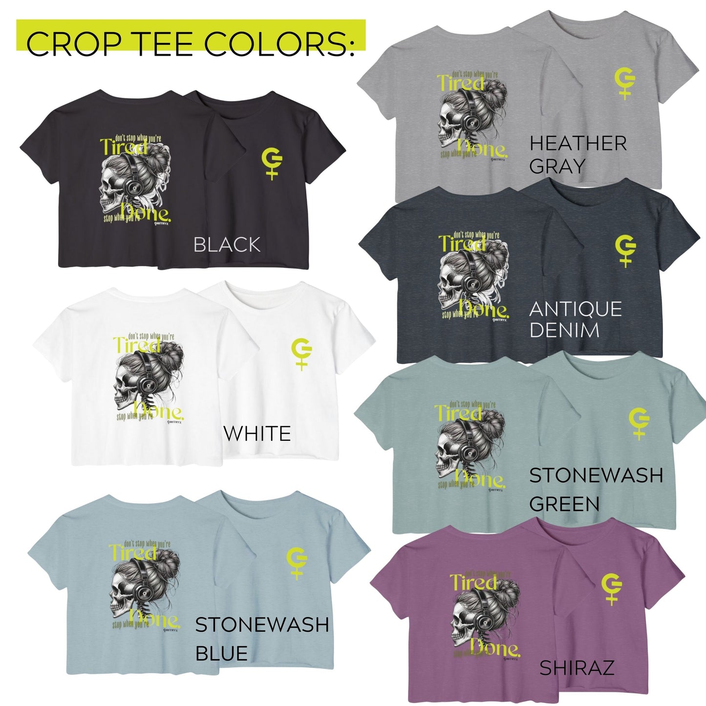 Stop When You're Done - Women's Motivational Gym Shirt