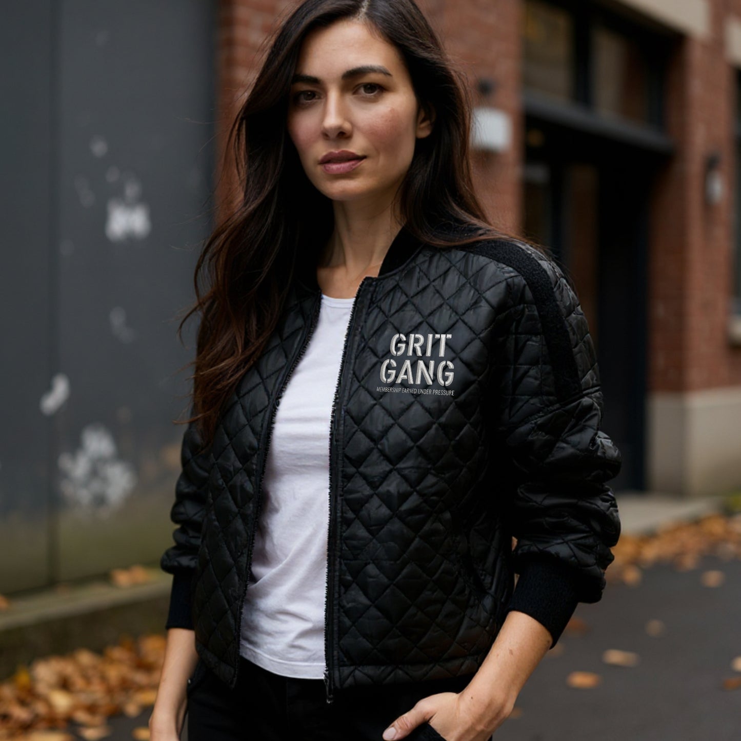 Grit Gang Member's Only Embroidered Jacket