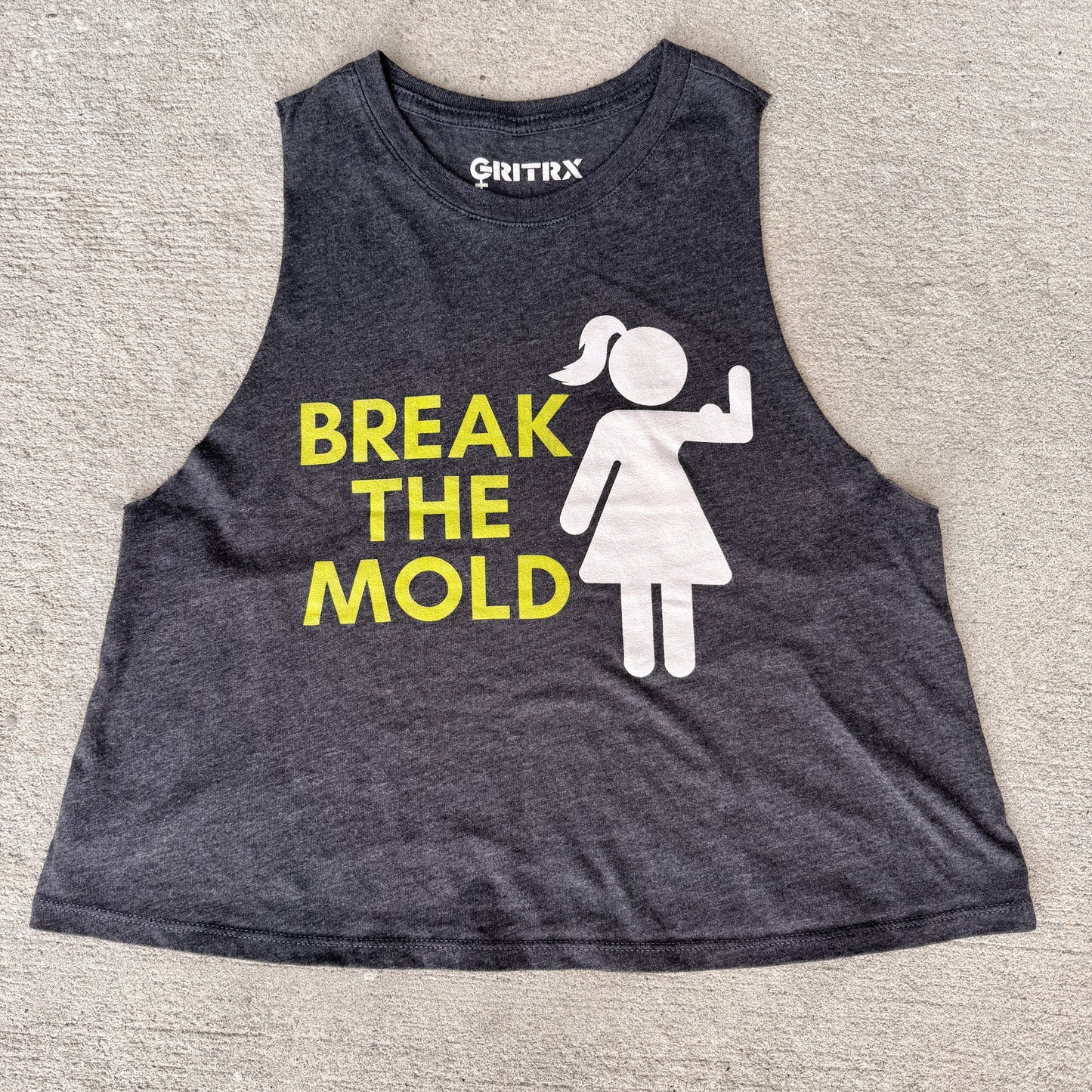 Break the Mold - Empowering Feminist Crop Tee