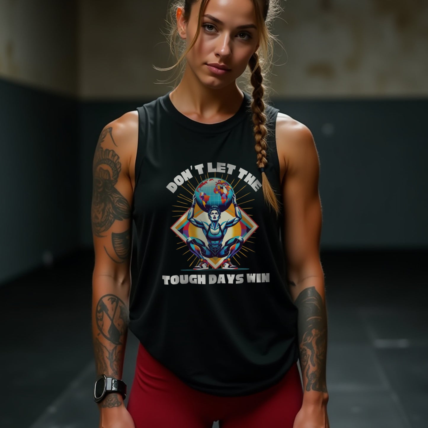 Tough Days - Oversized Gym Shirt