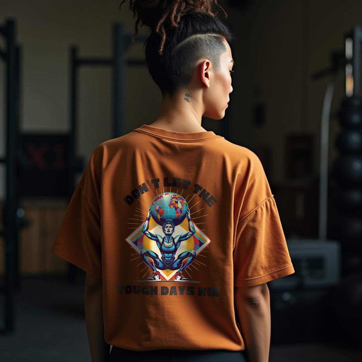 Tough Days - Oversized Gym Shirt