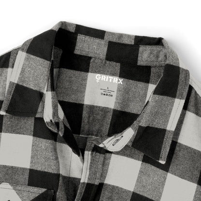 Strong & Unapologetic Flannel – Unisex Heavyweight Plaid