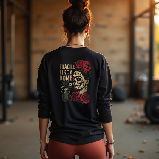 Frida - Fragile Like a Bomb Long Sleeve Tee