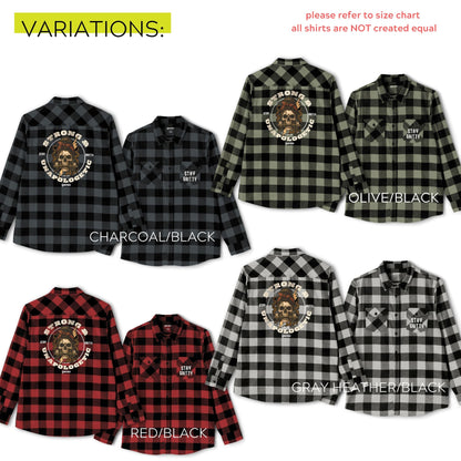 Strong & Unapologetic Flannel – Unisex Heavyweight Plaid