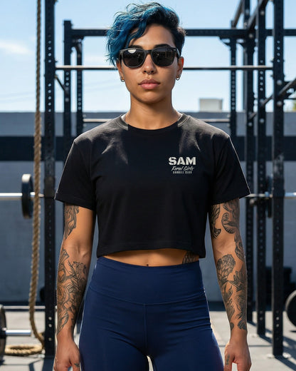 Feral Girls' Barbell Club - PERSONALIZED Funny Gym Shirt