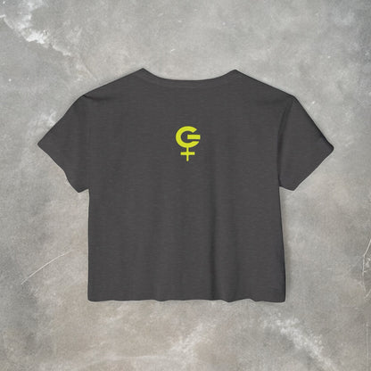 Break the Mold - Empowering Feminist Crop Tee