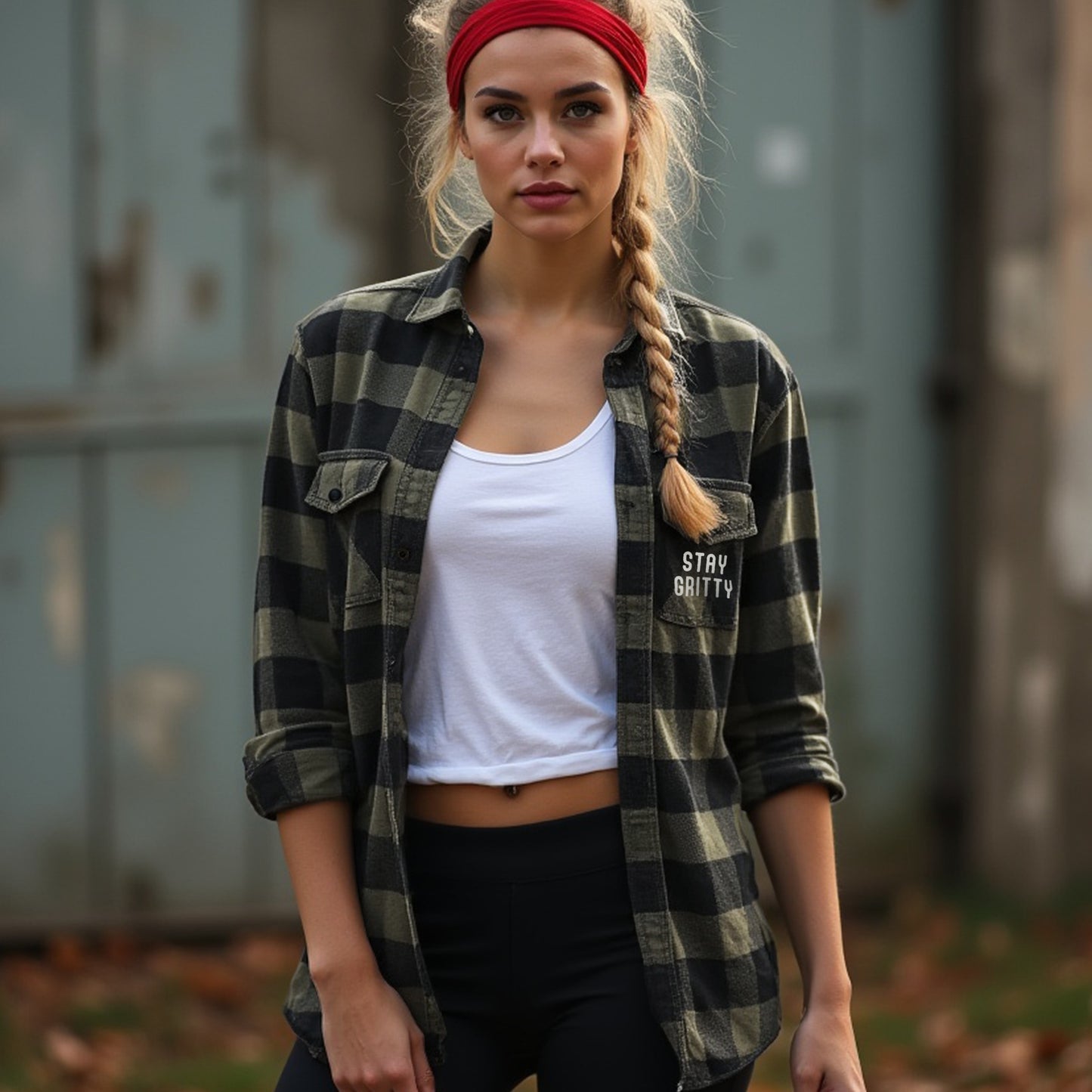 Strong & Unapologetic Flannel – Unisex Heavyweight Plaid